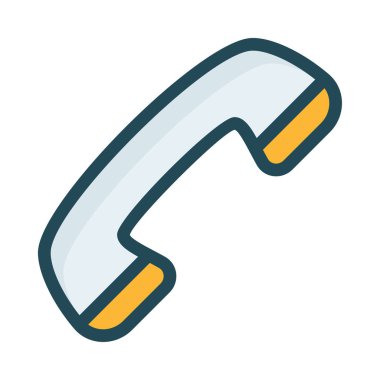 Telefon simgesi vektör illüstrasyonu 