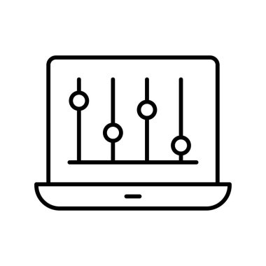 Vektör renk simgesi web için