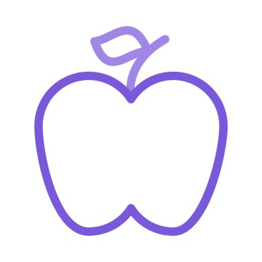  elma web simgesi, vektör çizim 