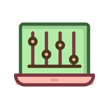 Web renk tasarım simgesi geliştirme için 