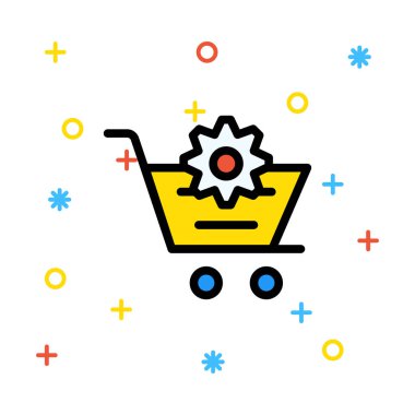 Web renk tasarım simgesi geliştirme için 