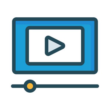 Vektör renk simgesi web için