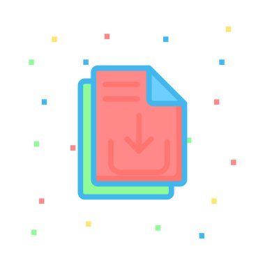 Simge vektör illüstrasyonu indir 