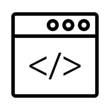 Gelişim için web tasarım simgesi. vektör illüstrasyonu