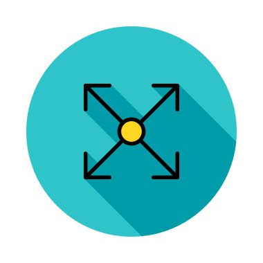 Gelişim için web tasarım simgesi. vektör illüstrasyonu