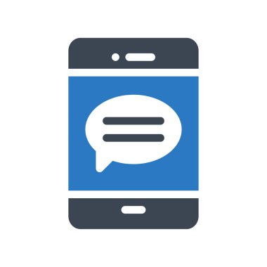  Smartphone Simgesi, vektör illüstrasyonu 