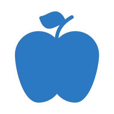  elma web simgesi, vektör çizim 