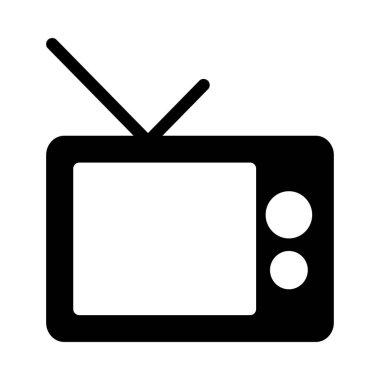 TV simge vektör çizim ayarla 