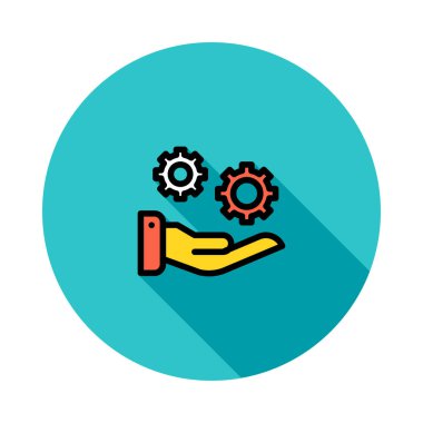 Web geliştirme için telefon simgesi. Vektör çizim