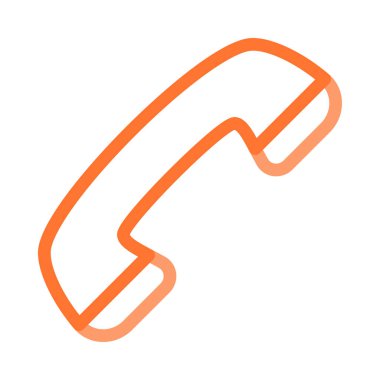 Telefon simgesi vektör illüstrasyonu 