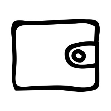 m-cüzdan web simge vektör çizim 