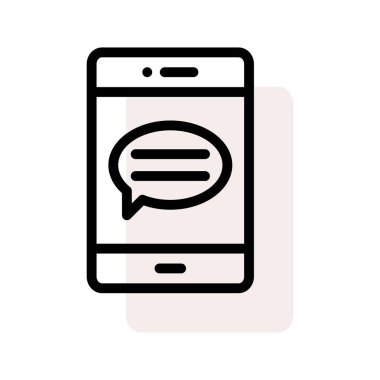  Smartphone Simgesi, vektör illüstrasyonu 