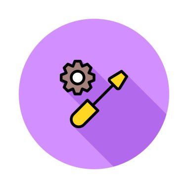 Gelişim için web tasarım simgesi. vektör illüstrasyonu