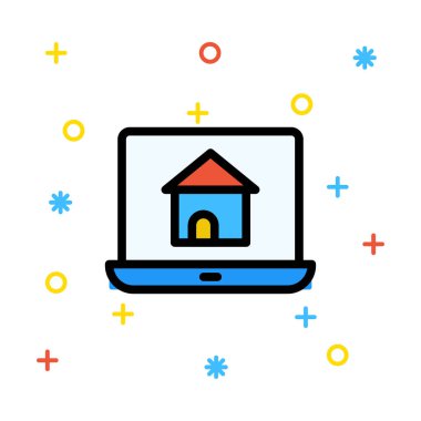 Web renk tasarım simgesi geliştirme için 