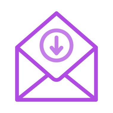 ileti ikonu vektör illüstrasyonu 