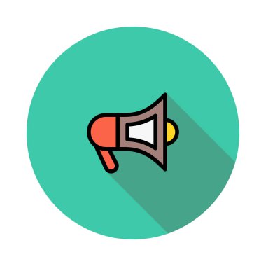 Smartphone perde ile harita işaretçi düz simgesi beyaz arka plan, vektör, illüstrasyon izole