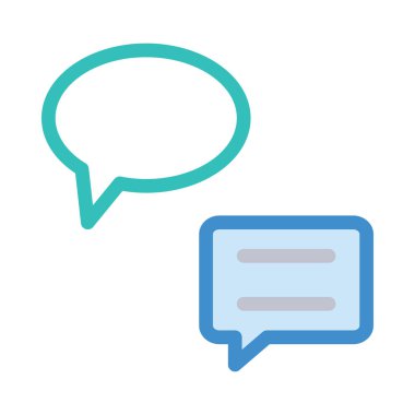 ileti ikonu vektör illüstrasyonu 