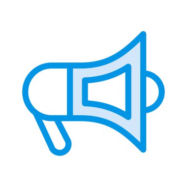 hoparlör düz simgesi beyaz arka plan, vektör, illüstrasyon izole