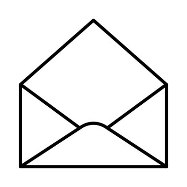 ileti ikonu vektör illüstrasyonu 