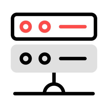 Gelişim için web tasarım simgesi. vektör illüstrasyonu