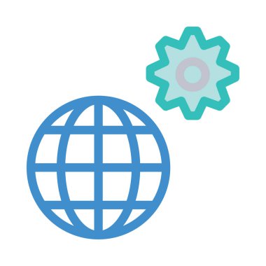 Gelişim için web tasarım simgesi. vektör illüstrasyonu