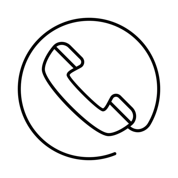 Illustration Des Telefon Symbols — Stockvektor