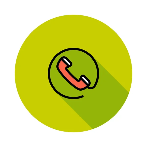 Telefoon Pictogram Vector Illustratie — Stockvector