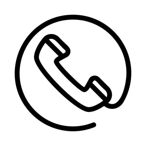 Ilustração Vetor Ícone Telefone — Vetor de Stock