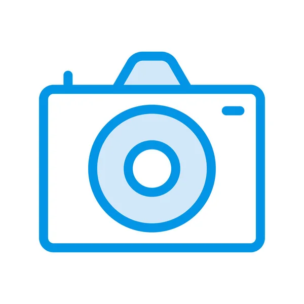 Camera Icon Web Mobile Modern Minimalistic Flat Design — Stock Vector