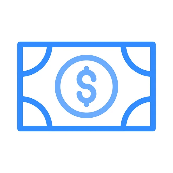 Dollar Symbol Vektor Illustration — Stockvektor