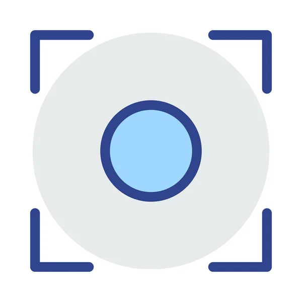 Ícone Design Cor Web Azul Para Desenvolvimento — Vetor de Stock