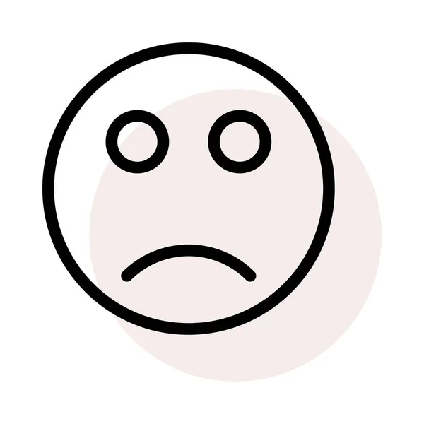 Emoji Flaches Symbol Isoliert Auf Weißem Hintergrund Vektor Illustration — Stockvektor