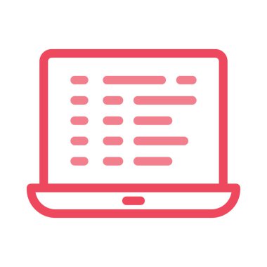 Beyaz arka plan, vektör, illüstrasyon izole istatistikleri grafik düz simgesi ile dizüstü bilgisayar