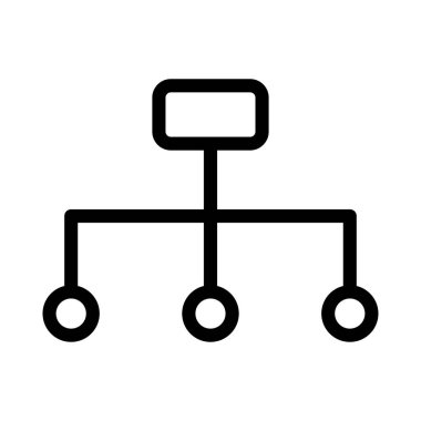 Analitik grafik düz simgesi beyaz arka plan, vektör, illüstrasyon izole