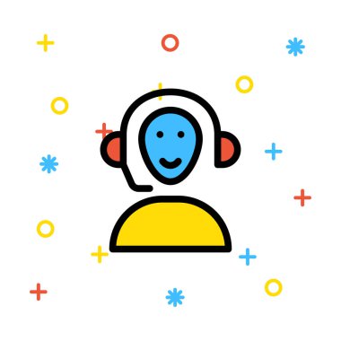 işleç simge vektör çizim 