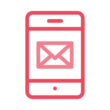 ileti ikonu vektör illüstrasyonu 