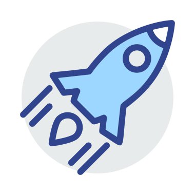 Mavi web renk tasarım simgesi geliştirme için 