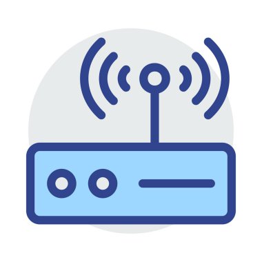 Mavi web renk tasarım simgesi geliştirme için 