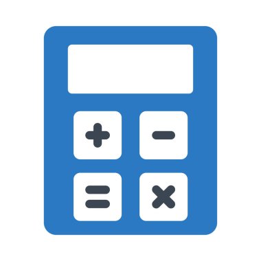 Hesap makinesi simge tasarlamak vektör