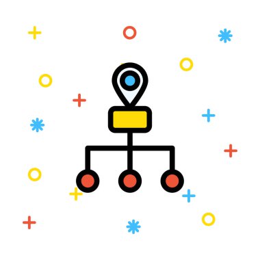 Web renk tasarım simgesi geliştirme için 