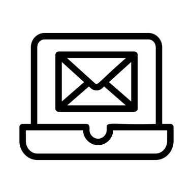 ileti ikonu vektör illüstrasyonu 