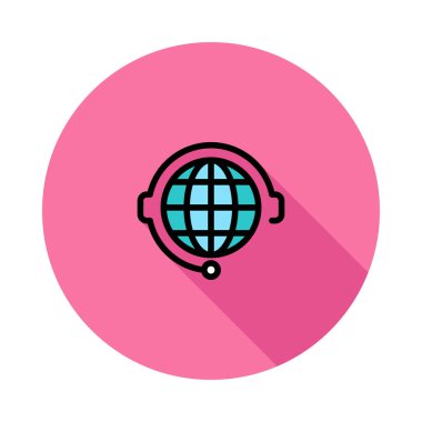 Web geliştirme için mobil tasarım simgesi. Vektör çizim