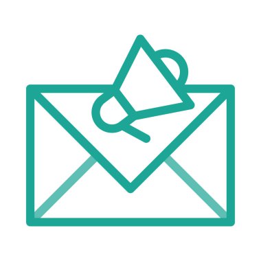 ileti ikonu vektör illüstrasyonu 