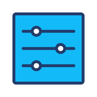 birim denetim vektör çizim 