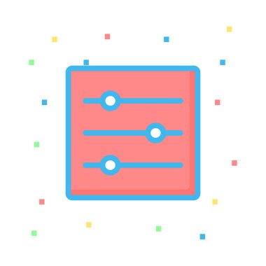 birim denetim vektör çizim 