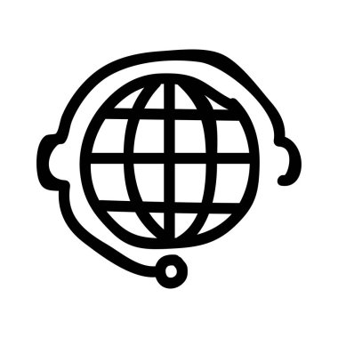 Web bağlantı vektör renk simgesi