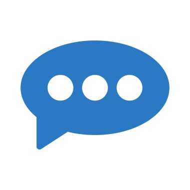 Sohbet mesajı vektör illüstrasyonu 