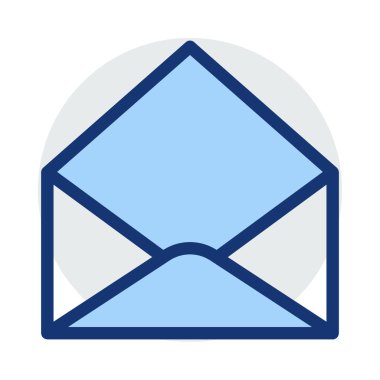 ileti ikonu vektör illüstrasyonu 