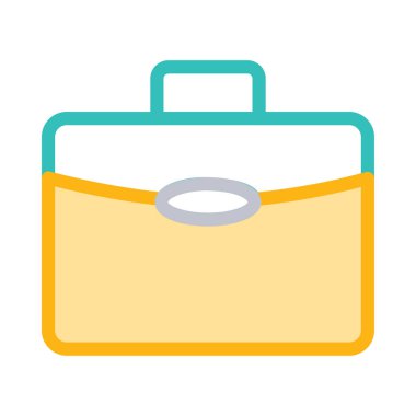 çanta simgesi vektör illüstrasyonu 