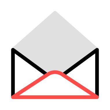 ileti ikonu vektör illüstrasyonu 